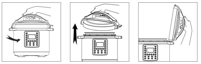KALORI K Pressure Cooker 10-IN-1 EPCK 45026 BK -pressure