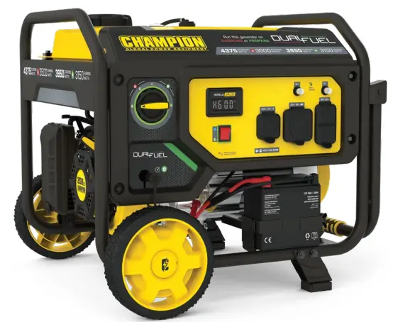 CHAMPION 200966 3500W Dual Fuel Portable Generator