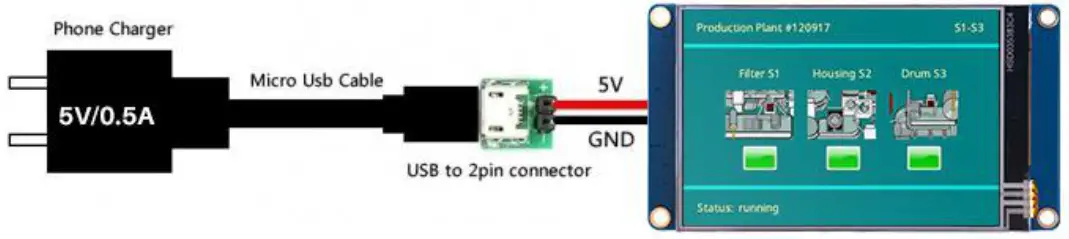 NEXTION NX4832T035 3.5 Inch HMI TFT LCD Touch-overview