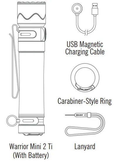 OLIGHT Warrior Mini 2 TI Winter 1500 Lumen -figure 2