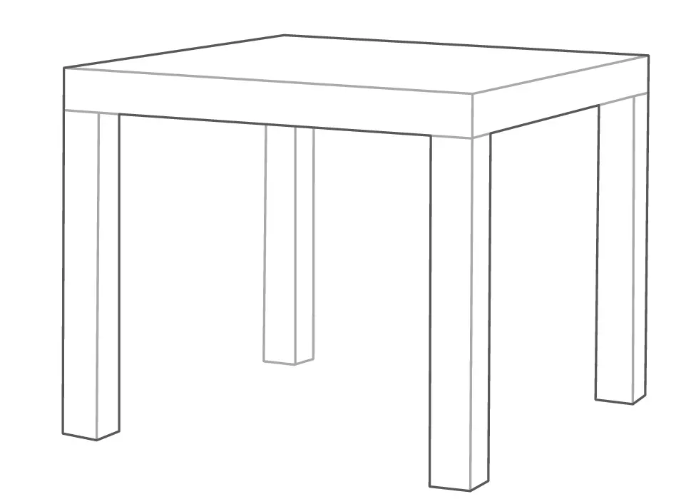 Ikea Lack Table Holiday Gingerbread Furniture Kit Instruction Manual