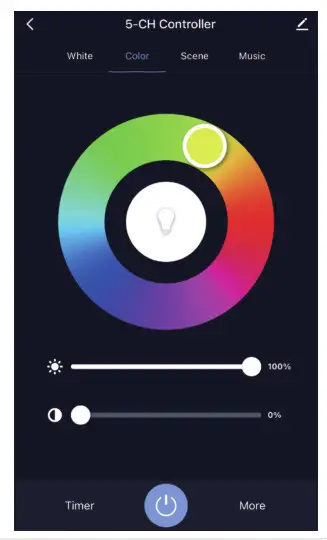 MIBOXER FUT039W RGB + CCT LED Controller-APP control