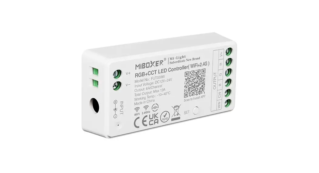 Miboxer Fut039w Rgb + Cct Led Controller User Guide