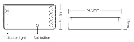 MIBOXER FUT039W RGB + CCT LED Controller
