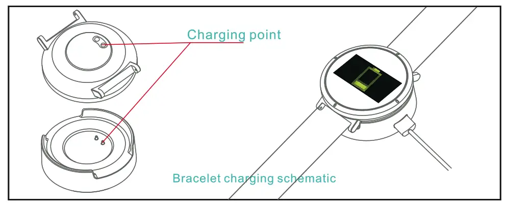 imperii RR FIERRO SmartWatch Nearjup - Charging