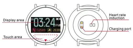 imperii RR FIERRO SmartWatch Nearjup - display