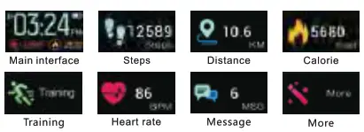 imperii RR FIERRO SmartWatch Nearjup - touch fouction