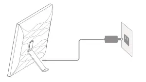 Faminode Smart 10 Digital Photo Frame -Connecting to Power