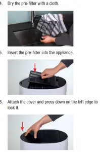 BONECO W220 Humidifier Air Washer - evaporator mat5