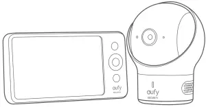 eufy E83121D1 SpaceView Pro Baby Monitor