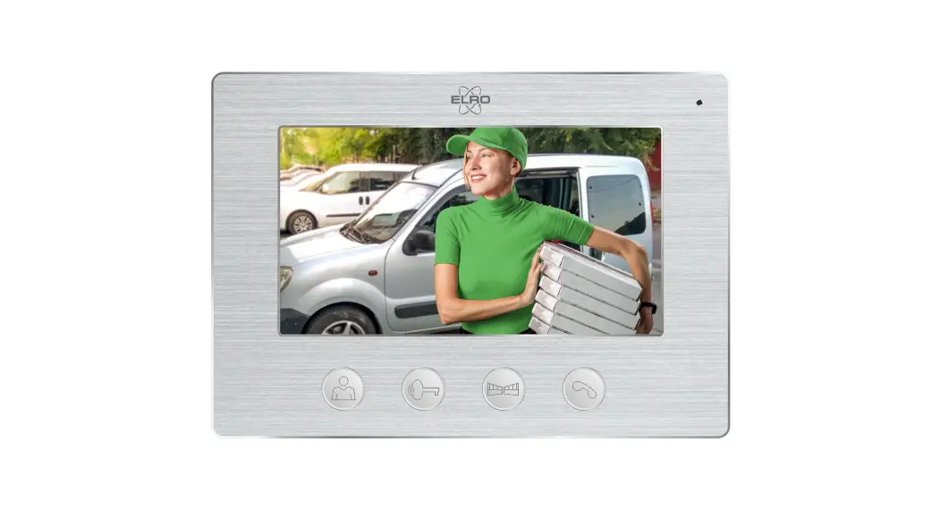 Elro Dv477ip Ip Video Door Intercom With 7-inch Monitor Instruction Manual