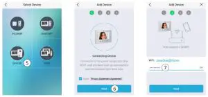 ELRO DV477IP IP Video Door Intercom with 7-Inch Monitor - QR Code way