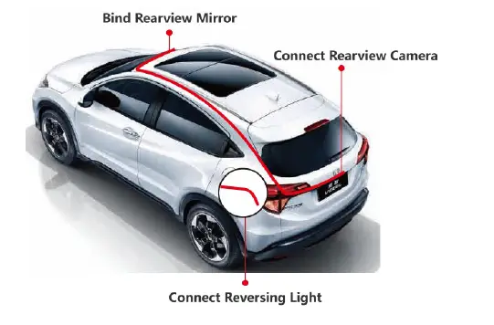 WOLFBOX G880 12-Inch 3 Channels Mirror Dash Cam-figure11