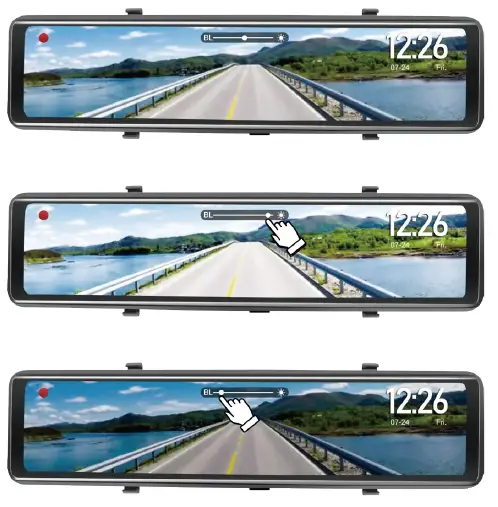 WOLFBOX G880 12-Inch 3 Channels Mirror Dash Cam-figure21