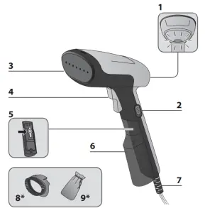 Tefal DT61XX First Garment Steamer - FIGURE 1