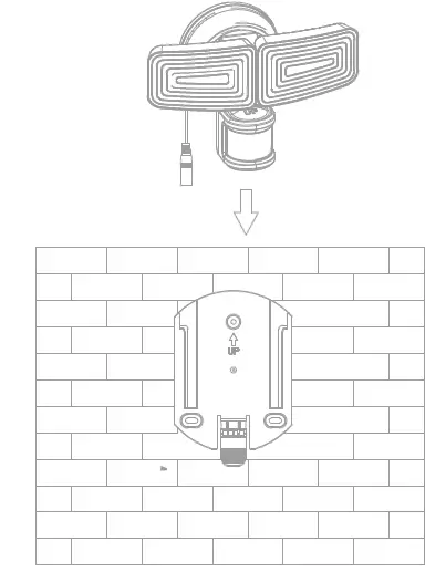 home zone ES00935G Linkable Solar Power Twin Head LED Security Light fig 5