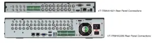 VITEK VT TR8HA Series 16 and 32 Channel Digital Video Recorders - Rear Panel Connections