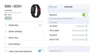 JOOM S90 3D91 Smart Watch with Fitness Tracker HR - unbind phone