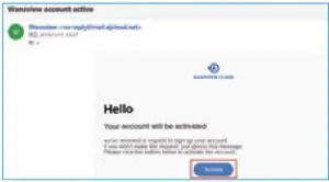 wansview Q6 1080P HD Wireless Cloud IP Camera - Account Register 3
