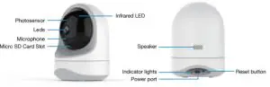 wansview Q6 1080P HD Wireless Cloud IP Camera - CONTENTS 2