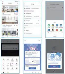wansview Q6 1080P HD Wireless Cloud IP Camera - Share the camera to other phone