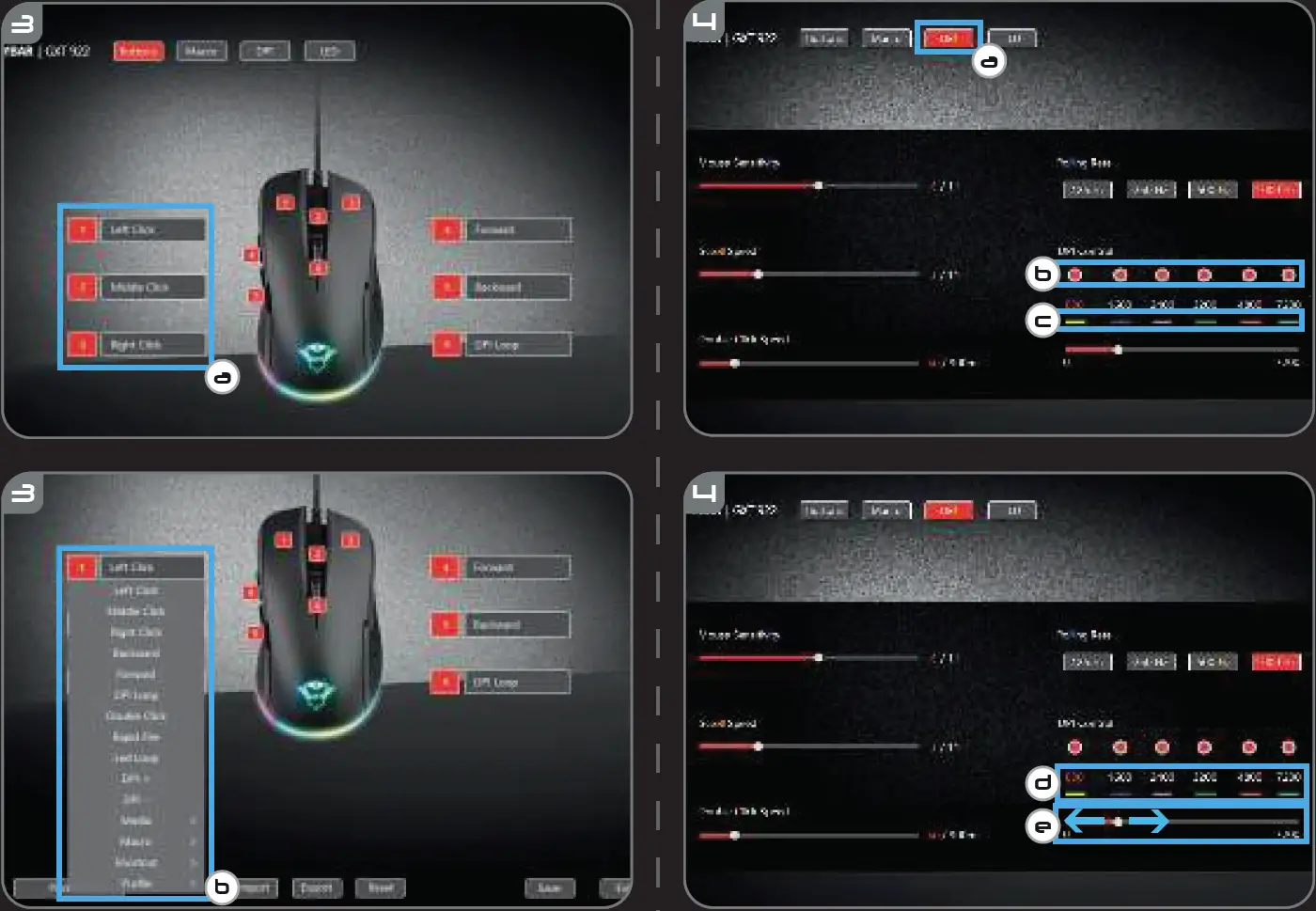 Trust GXT 922 Ybar 7200DPI Gaming Mouse Image 03