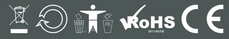 recycle, rohs,ce icon