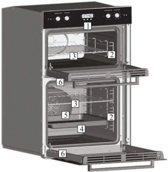 Haier HWO60B7EX2 60cm Double Oven - product