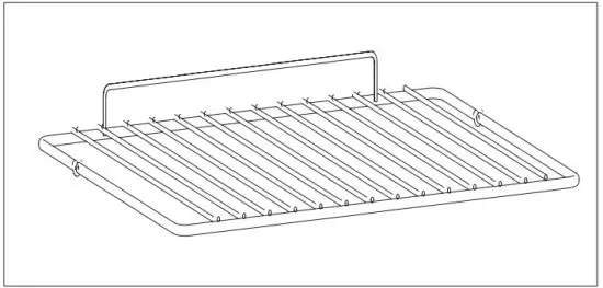 Haier HWO60B7EX2 60cm Double Oven - shelf