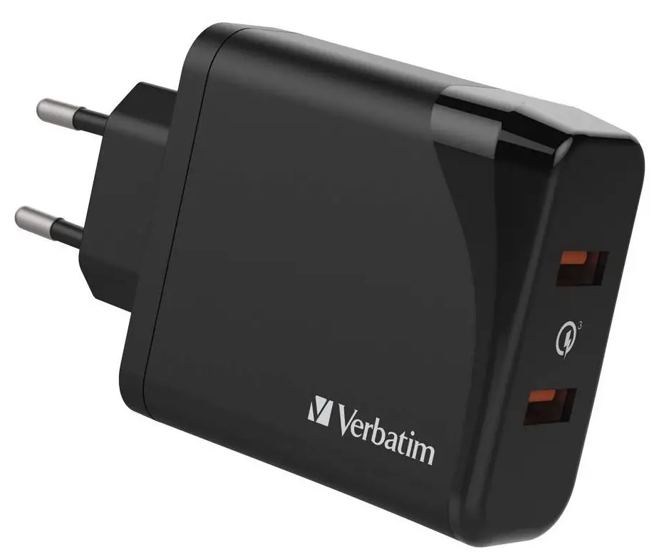 Verbatim VAPUC032 Dual Port 36W PD and QC 3.0 USB Charger image