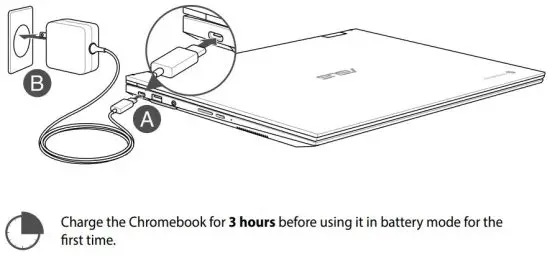 FIG 5 Charge your Chromebook