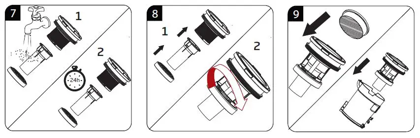 GRUNDIG VCP 3930 2-In-1 Cordless Vacuum Cleaner CLEANING AND CARE 2