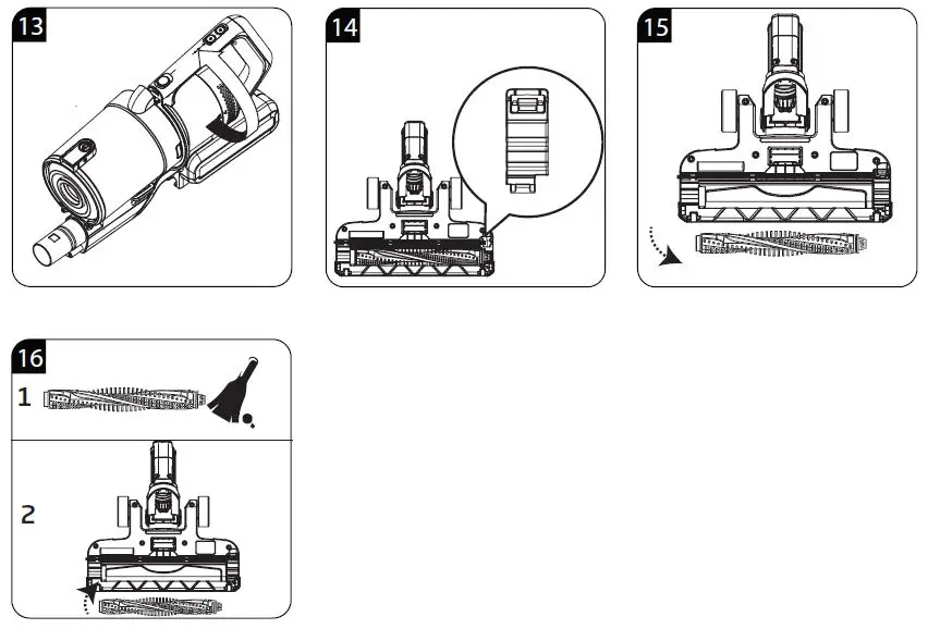 GRUNDIG VCP 3930 2-In-1 Cordless Vacuum Cleaner CLEANING AND CARE 4