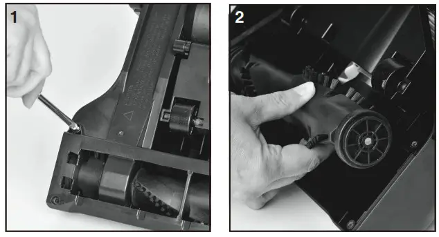 EUREKA NEU180 Series Power Speed Lightweight Upright Vacuum Cleaner - How to replace brushroll or belt 1