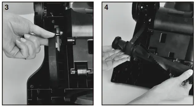 EUREKA NEU180 Series Power Speed Lightweight Upright Vacuum Cleaner - How to replace brushroll or belt 2