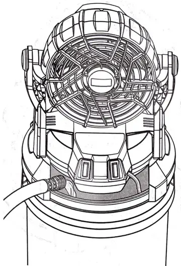 RYOBI PMF01 18 Volt Bucket Top Misting Fan - overview 5