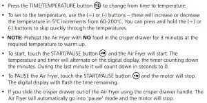 FIG 9 INSTRUCTIONS FOR USE