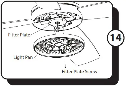 Kailani 51634 52 Inch Indoor Ceiling Fan - ASSEMBLY INSTRUCTIONS 14