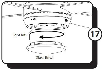 Kailani 51634 52 Inch Indoor Ceiling Fan - ASSEMBLY INSTRUCTIONS 17