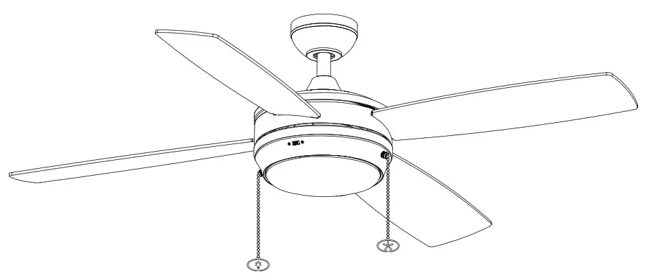 Kailani 51634 52 Inch Indoor Ceiling Fan - Cover