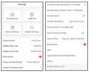 SL Access Manage Device and Set Device Settings