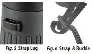 Bushnell 210242CW Xtera 10x42mm Waterproof Bincular Instruction Manual - Fig.5,6