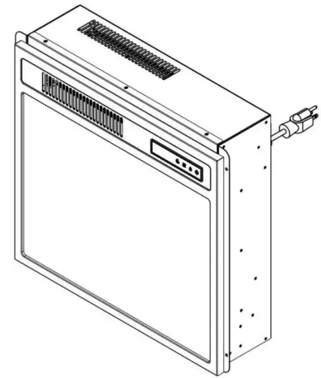 COSTWAY FP10046US 18 Inch Electric Fireplace Freestanding