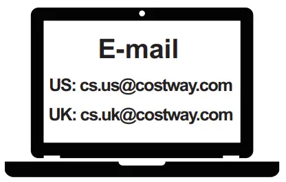 COSTWAY FP10046US 18 Inch Electric Fireplace Freestanding - fig1