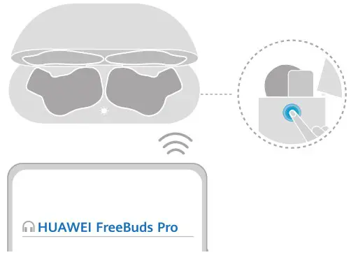 HUAWEI 55033465 FreeBuds Pro Wireless Headphones - Bluetooth pairing
