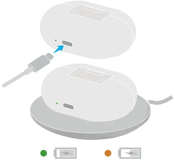 HUAWEI 55033465 FreeBuds Pro Wireless Headphones - Charging the charging case