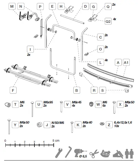 FIAMMA 02094-24A Carry-Bike VW Caddy-FIG-1