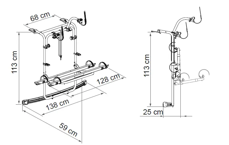 FIAMMA 02094-24A Carry-Bike VW Caddy-FIG-2