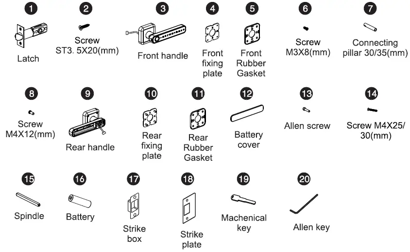 Zhongshan Futai Intelligent Security Technology T3 Smart Door Lock-1