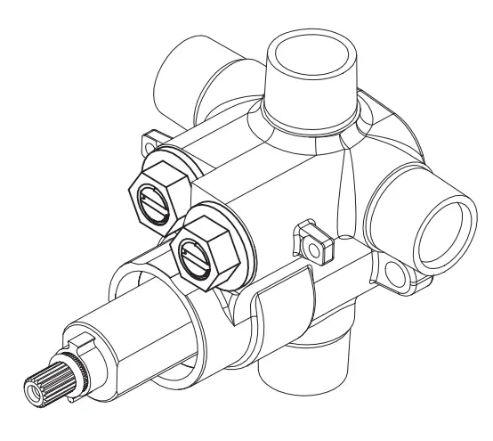 PHYLRICH Shop 1 2 Inch NEW Thermostatic Valve with 3 Way SHARED Diverter